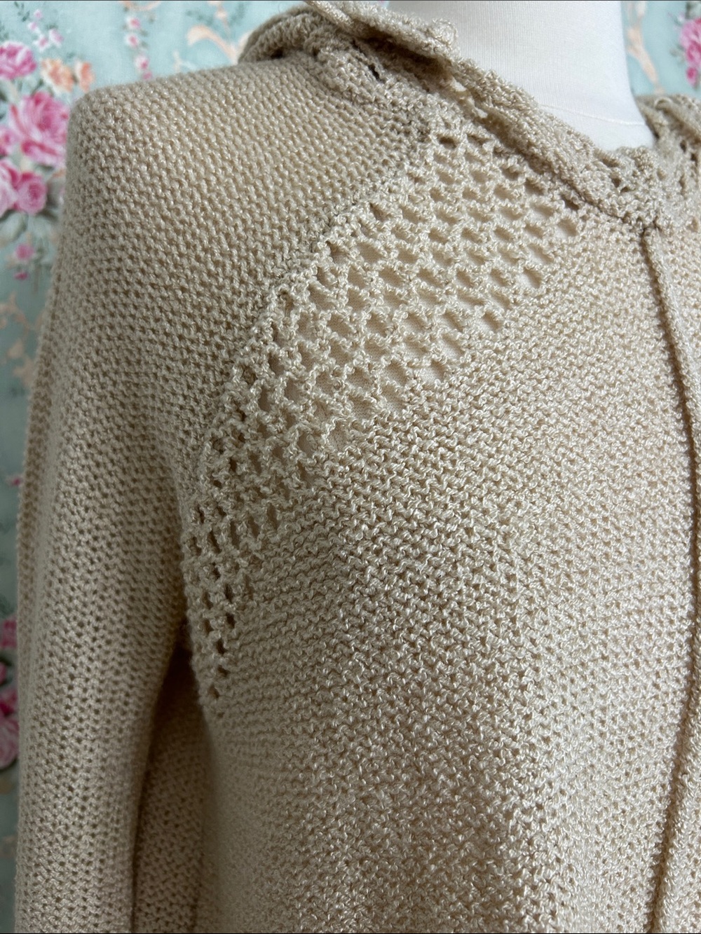 Like New Fresh Produce boho VINTAGE ?? Light weight hoodie sweater Size S M L - Picture 6 of 10